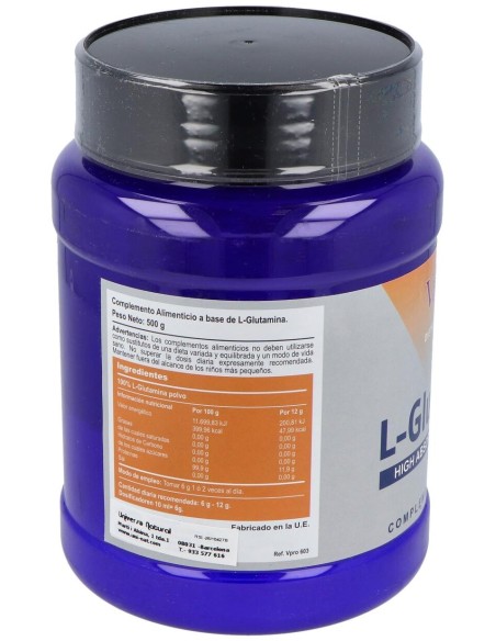 Vbyotics L-Glutamina Polvo 500G
