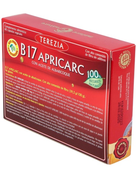 B17 Apricarc Con Ac. Semillas De Albaricoque 60Cap