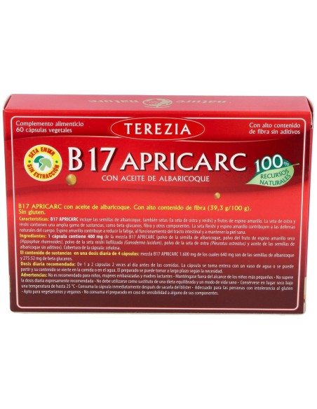 B17 Apricarc Con Ac. Semillas De Albaricoque 60Cap