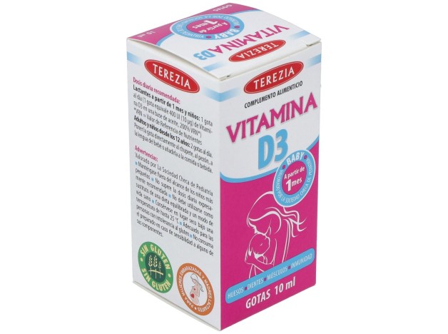 Terezia Vitamina D3 Gotas 10Ml