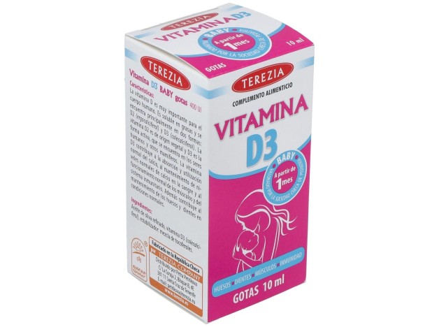 Terezia Vitamina D3 Gotas 10Ml
