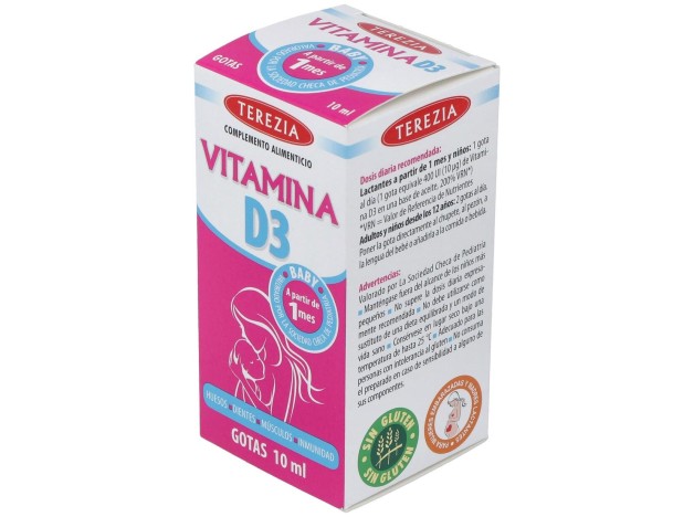 Terezia Vitamina D3 Gotas 10Ml