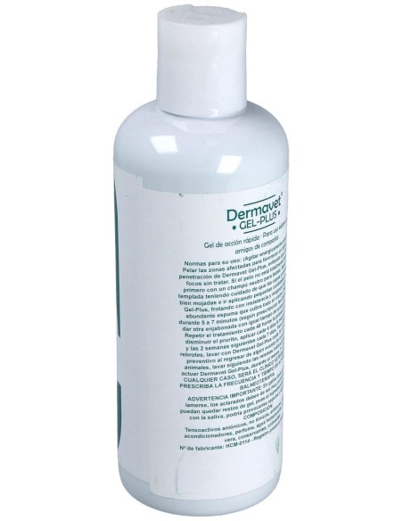 Dermavet Gel-Plus Mascotas 250Ml.