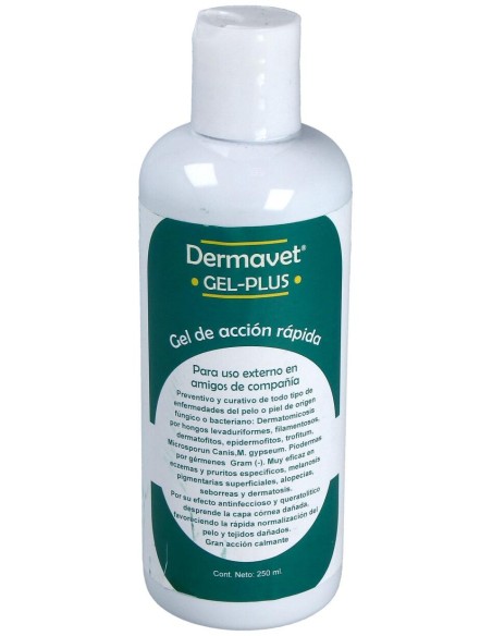 Dermavet Gel-Plus Mascotas 250Ml.