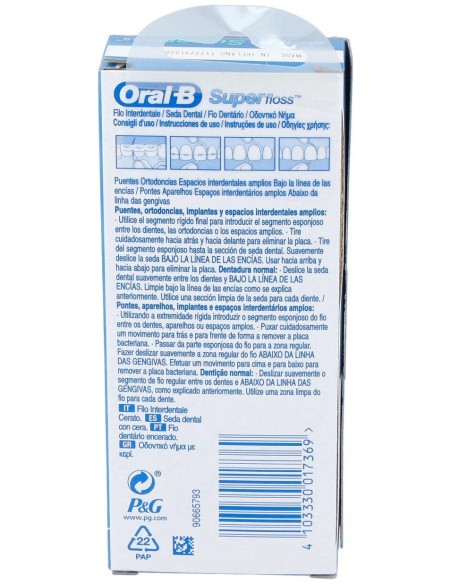Super Floss Seda Dental 50Mtrs.