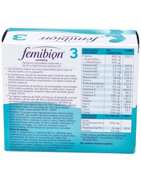 Femibion 3 Lactancia 28Comp.+28Cap.