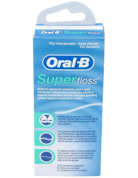 Super Floss Seda Dental 50Mtrs.