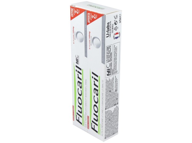 Duplo Fluocaril Bi-Fluoré Blanqueante, 2 Unidades