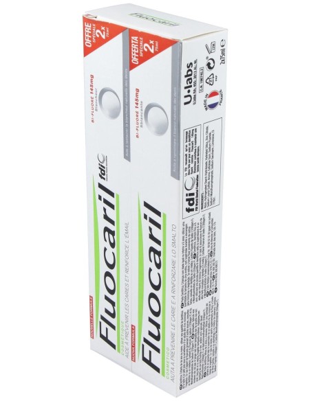 Duplo Fluocaril Bi-Fluoré Blanqueante, 2 Unidades