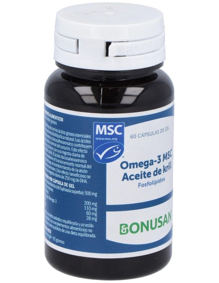 Bonusan Omega-3 Msc Aceite De Krill 60Caps