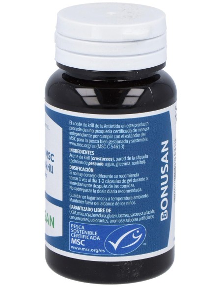 Bonusan Omega-3 Msc Aceite De Krill 60Caps