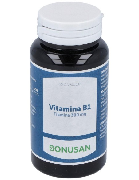 Bonusan Vitamina B1 Tiaminaulas Vegetales 60Caps