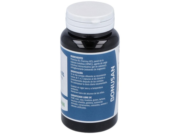 Bonusan Vitamina B1 Tiaminaulas Vegetales 60Caps