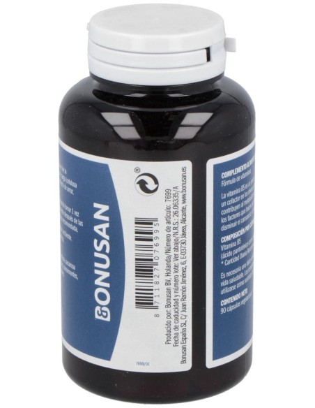 Bonusan Vitamina B5 Acido Pantotenico 500Mg 90Caps