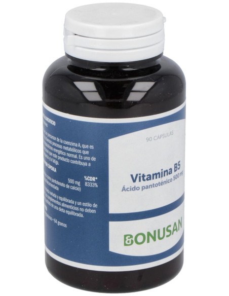 Bonusan Vitamina B5 Acido Pantotenico 500Mg 90Caps
