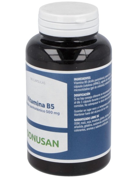 Bonusan Vitamina B5 Acido Pantotenico 500Mg 90Caps