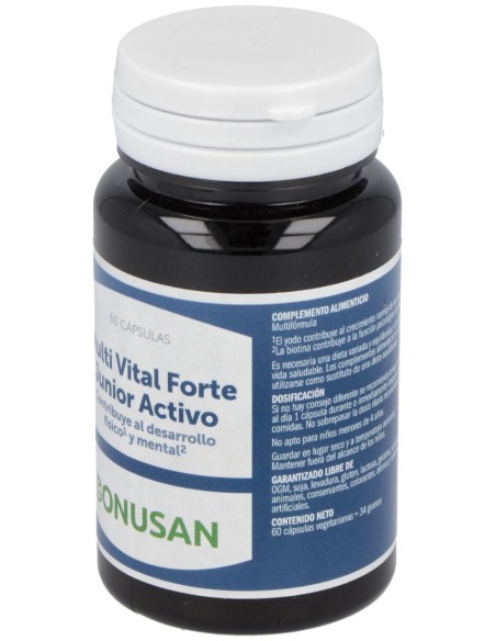 Bonusan Multi Vital Forte Junior Activo 60Caps
