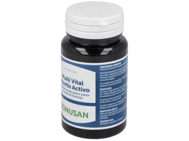 Multi Vital Infantis Activo Masticable 30Comp.