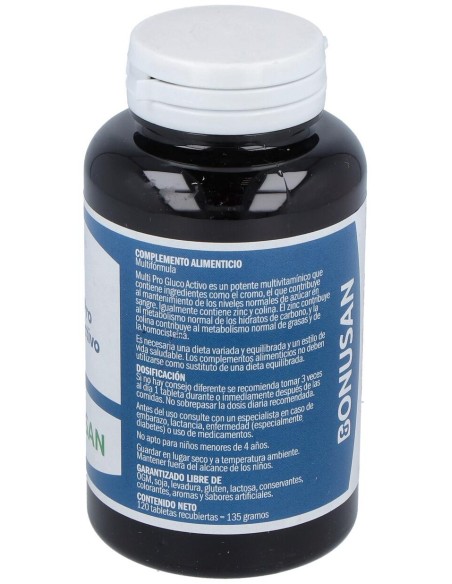 Bonusan Multi Pro Gluco Activo 120Comp