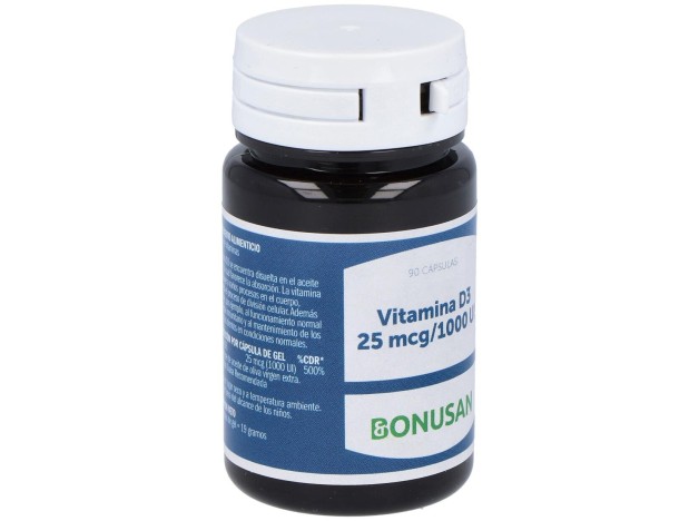Bonusan Vitamina D3 25 Mcg/1000 U 90 Caps