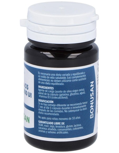 Bonusan Vitamina D3 25 Mcg/1000 U 90 Caps