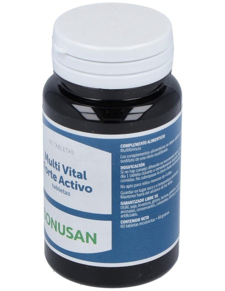 Bonusan Multivital Forte Activo 60 Tabletas