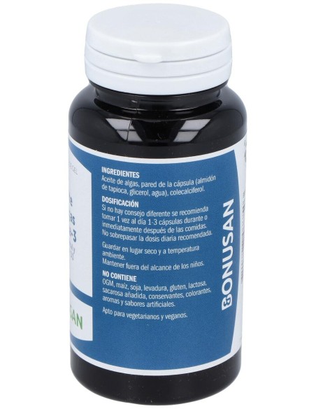Aceite De Algas Omega 3 Bonusan 60 Cápsulas