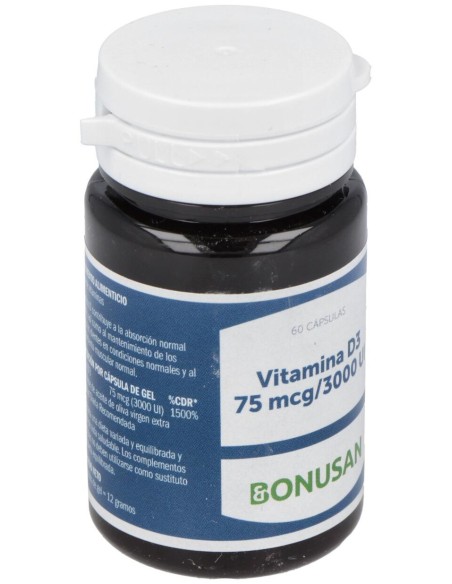 Bonusan Vitamina D3 75Mcg 60Caps
