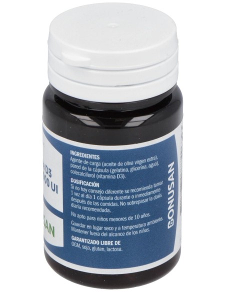 Bonusan Vitamina D3 75Mcg 60Caps