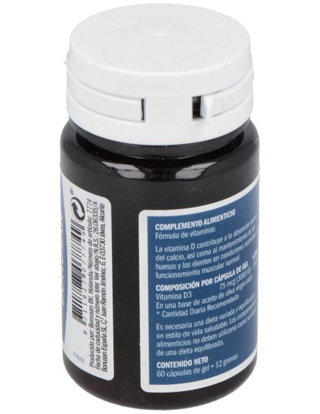 Bonusan Vitamina D3 75Mcg 60Caps