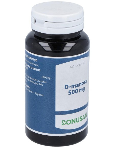 D-Manosa 500 Mg. - Bonusan - 120 Comprimidos