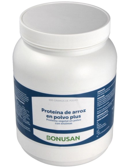 Proteina De Arroz Plus Polvo Sabor Vainilla 500Gr.