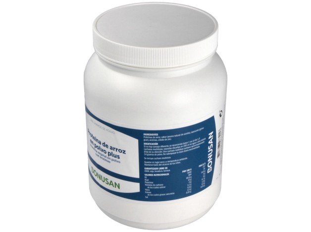 Proteina De Arroz Plus Polvo Sabor Vainilla 500Gr.