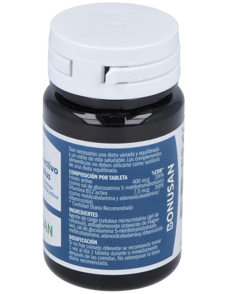 Acido Folico Activo 400Mcg. Plus 90Comp.