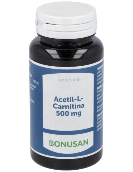 Acetyl L-Carnitina 500Mg. 60Vcap.