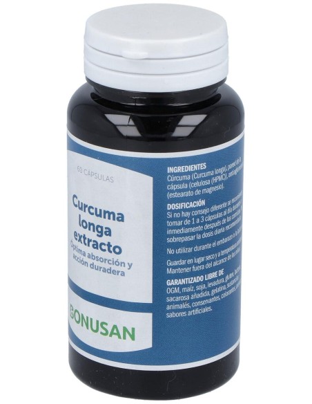 Bonusan Curcuma Longa Extracto 60 Capsulas
