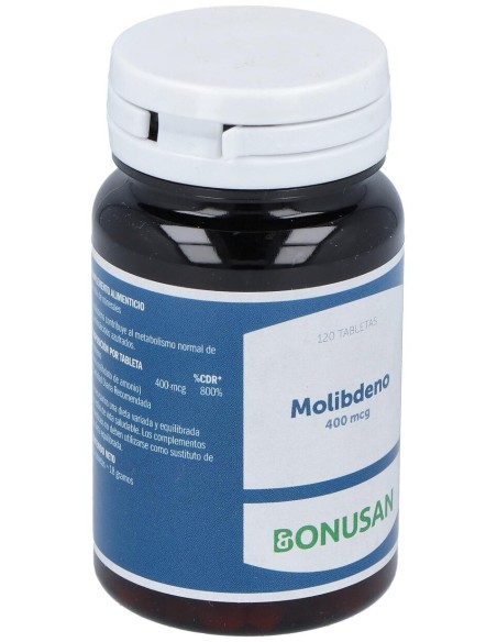 Bonusan Molibdeno 400Mcg 120 Tabletas