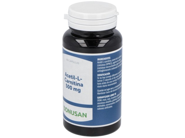 Acetyl L-Carnitina 500Mg. 60Vcap.