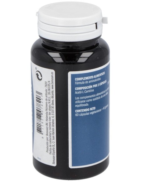 Acetyl L-Carnitina 500Mg. 60Vcap.