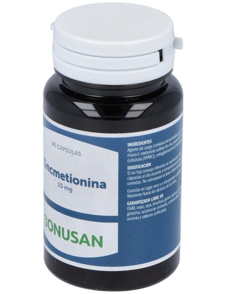 Bonusan Zincmetionina 15Mg 90Caps