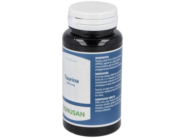 Taurina 600Mg. 60Vcap.