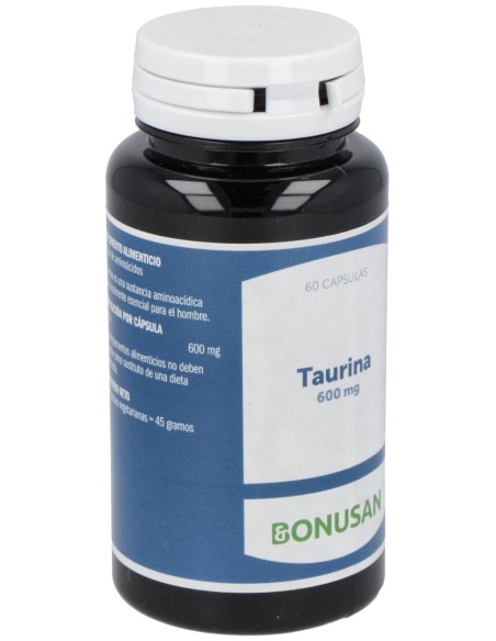 Taurina 600Mg. 60Vcap.