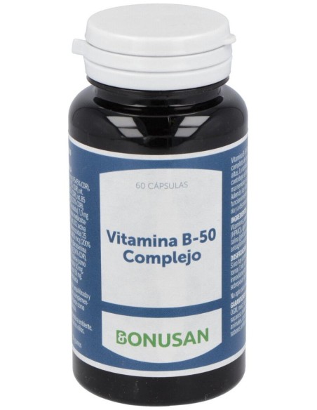 Bonusan Vitamina B-50 Complejo 60Caps