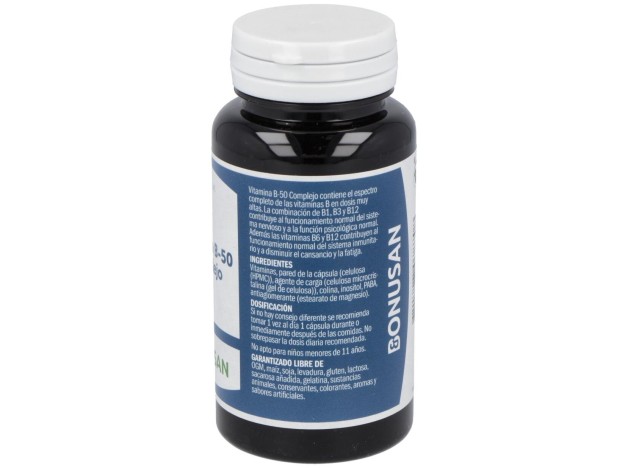 Bonusan Vitamina B-50 Complejo 60Caps