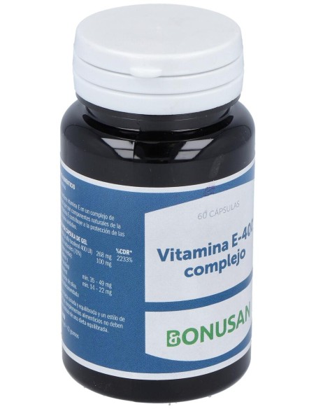 Vitamina E 400 Complejo 60Licap.