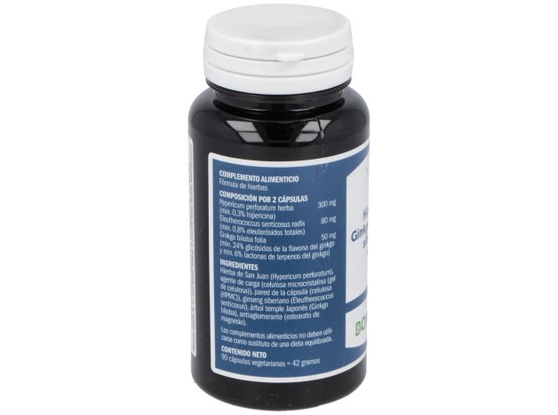 Hiperico-Ginkgo-Ginseng Siberiano Extracto 90Vcap.