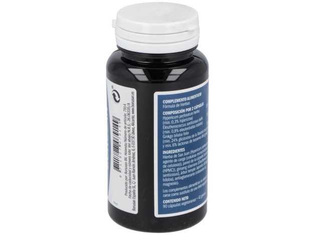 Hiperico-Ginkgo-Ginseng Siberiano Extracto 90Vcap.