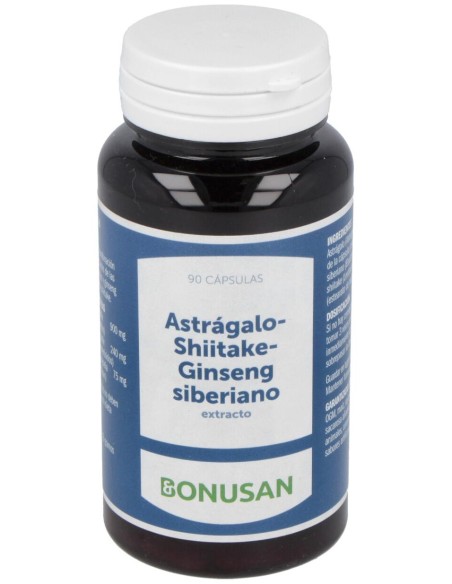 Astragalo-Shiitake-Ginseng Siberiano Extra 90Vcap.