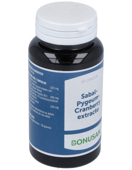 Bonusan Sabal Pygeum Cranberry Extracto 60Caps