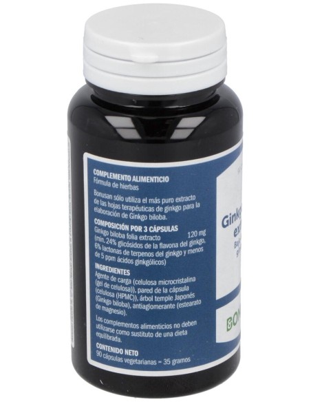Bonusan Ginkgo Biloba 90 Cápsulas